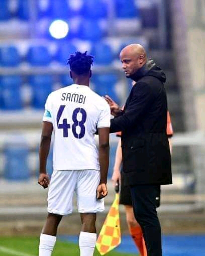 LOKONGA HAS THANKED HIS FORMER COACH VINCENT KOMPANY FOR HELPING HIM JOIN ARSENAL