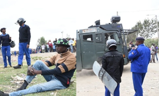 A looming stand-off has seen the deployment of the Anti-riot police to intervene any impending chaos at Jacaranda grounds in Nairobi by blocking both Kenya Kwanza and Azimio la Umoja factions from holding rallies.
