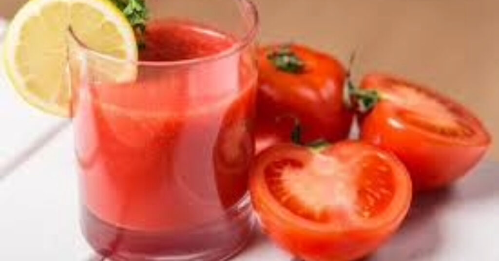 Tomato juice has antibacterial properties that can destroy salmonella.