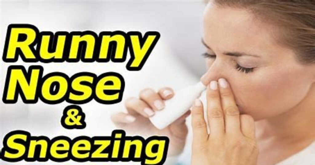How To Treat Running Blocked Nose With Sneezing